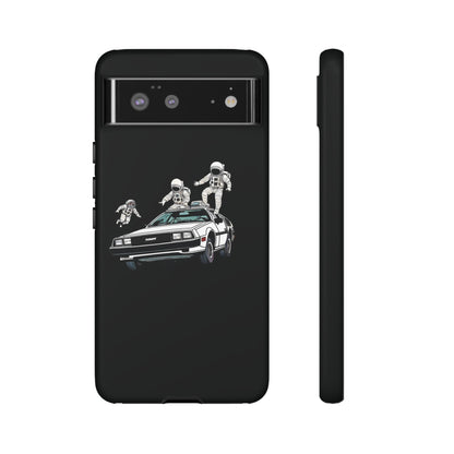 Party in a Delorean Astronaut Google Pixel Mobile Cases 