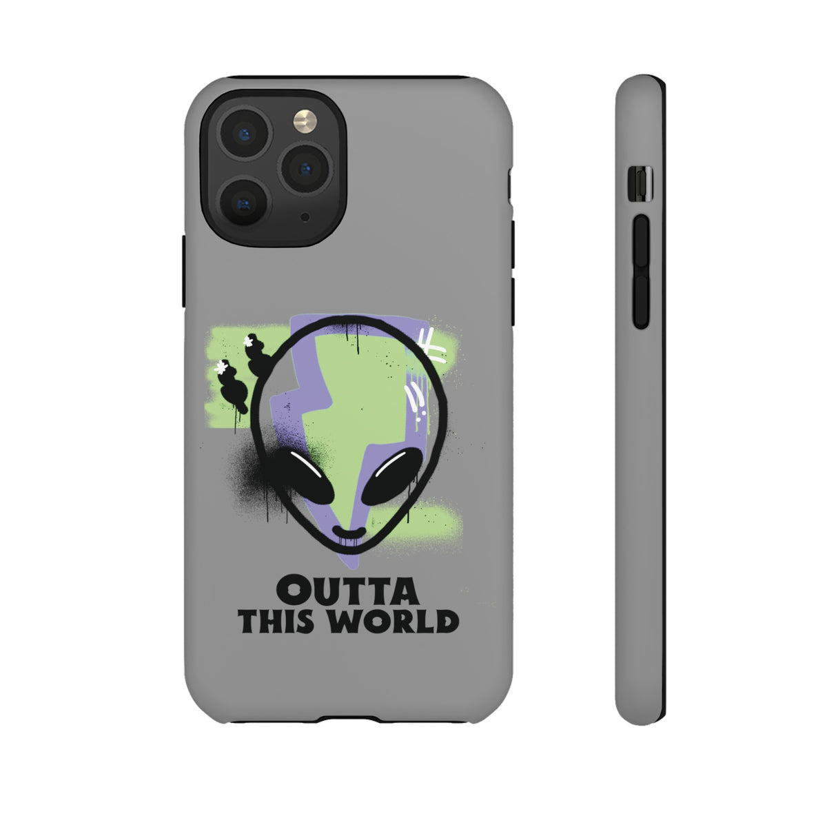 UFO iPhone Case Outta This World Sci-Fi Tough Mobile Cases