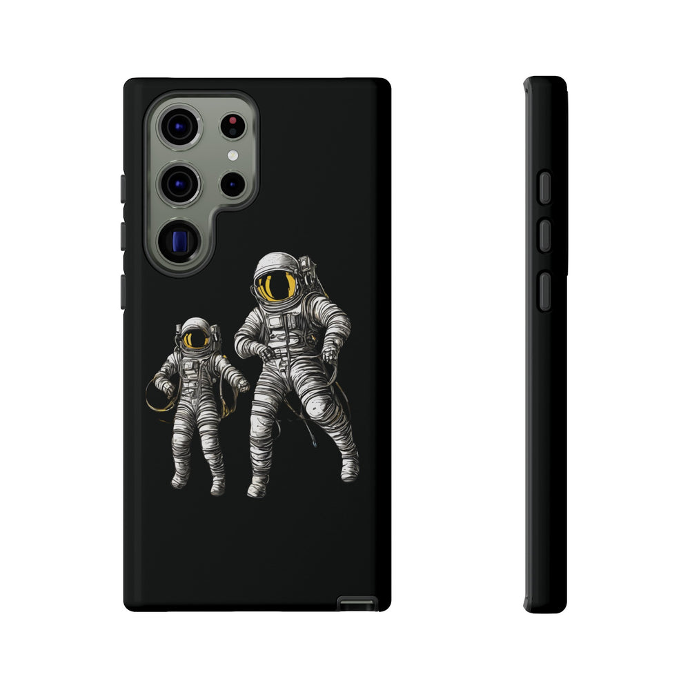 Astronauts Floating Tough Samsung Galaxy Mobile Cases