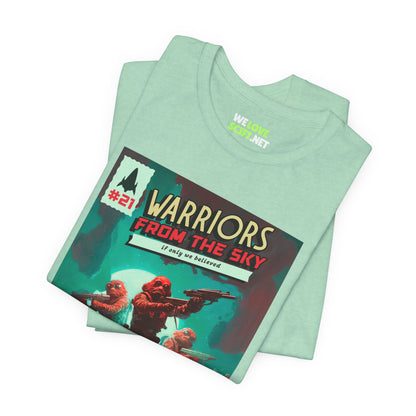 Warriors From The Sky Retro Sci-Fi T-Shirt-welovescifi.net