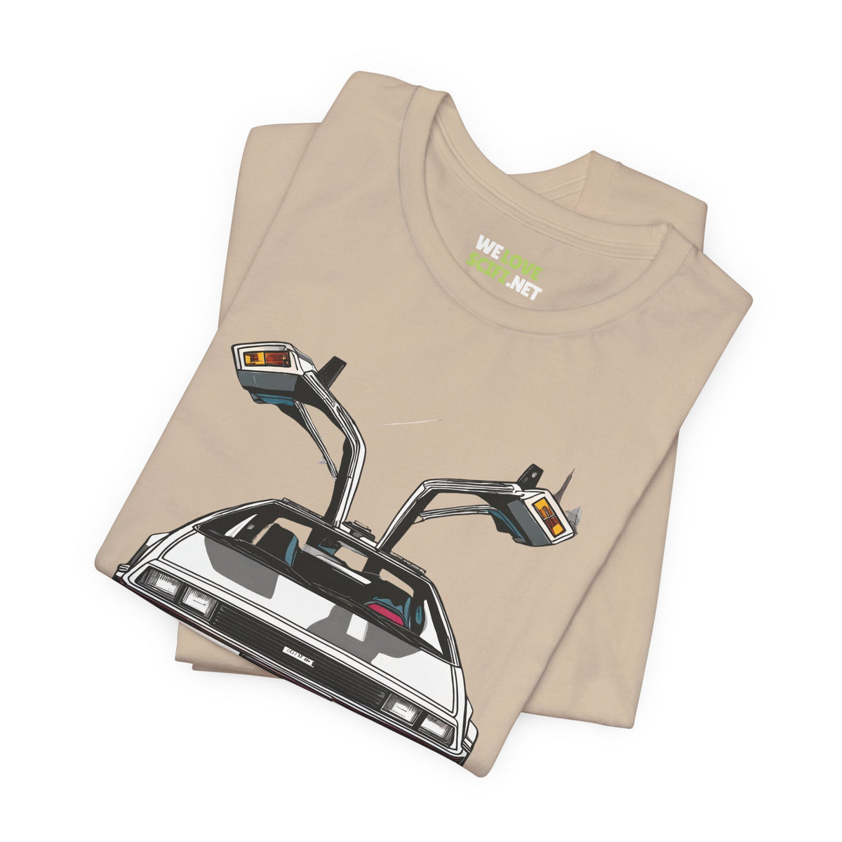 Delorian Sci-Fi T-Shirt | Unique Delorian Sci-Fi Apparel