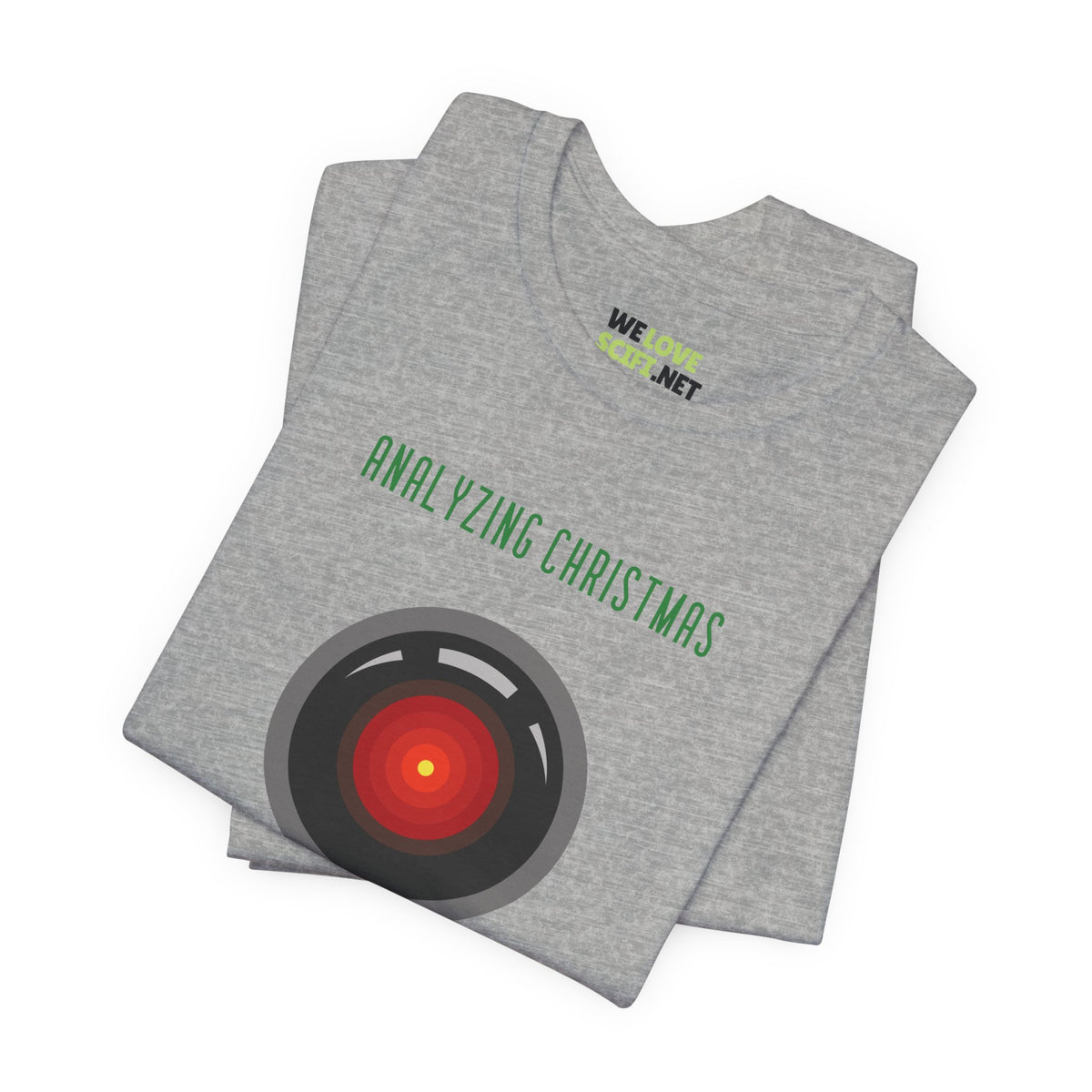 Analyzing Christmas Funny HAL9000 Christmas Unisex Tee-welovescifi.net