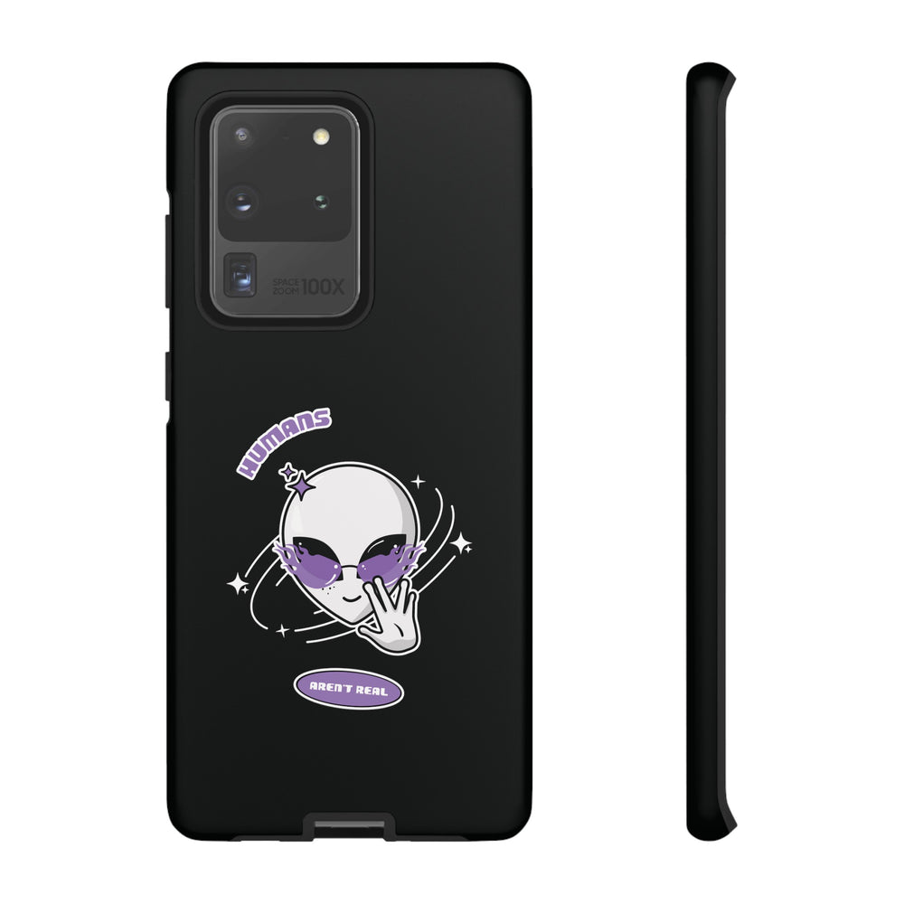 Sci-Fi Mobile Cases Humans Aren't Real UFO Samsung Galaxy