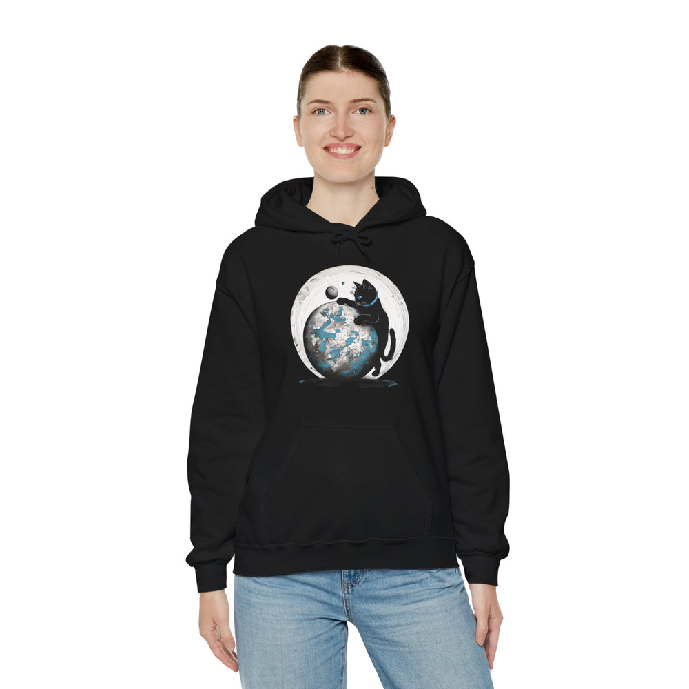 Space Player Cat Sci-Fi Hoodie - We Love Sci-Fi