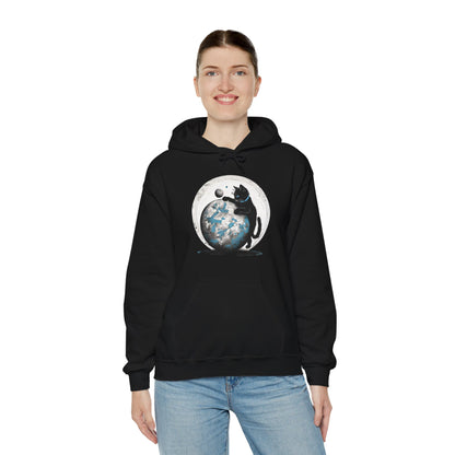 Space Player Cat Sci-Fi Hoodie - We Love Sci-Fi