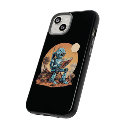 Humans Robot SpaceArt iPhone Cases - Tough Mobile Protection