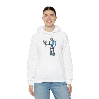 You Never Bring Me Flowers Robot Spaceart Sci-Fi Hoodie-welovescifi.net