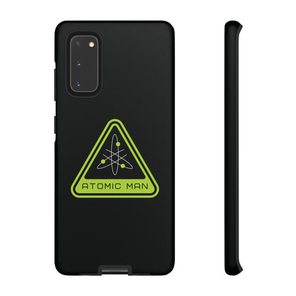 Atomic Man Retro Sign Sci-Fi Samsung Galaxy Mobile Cases