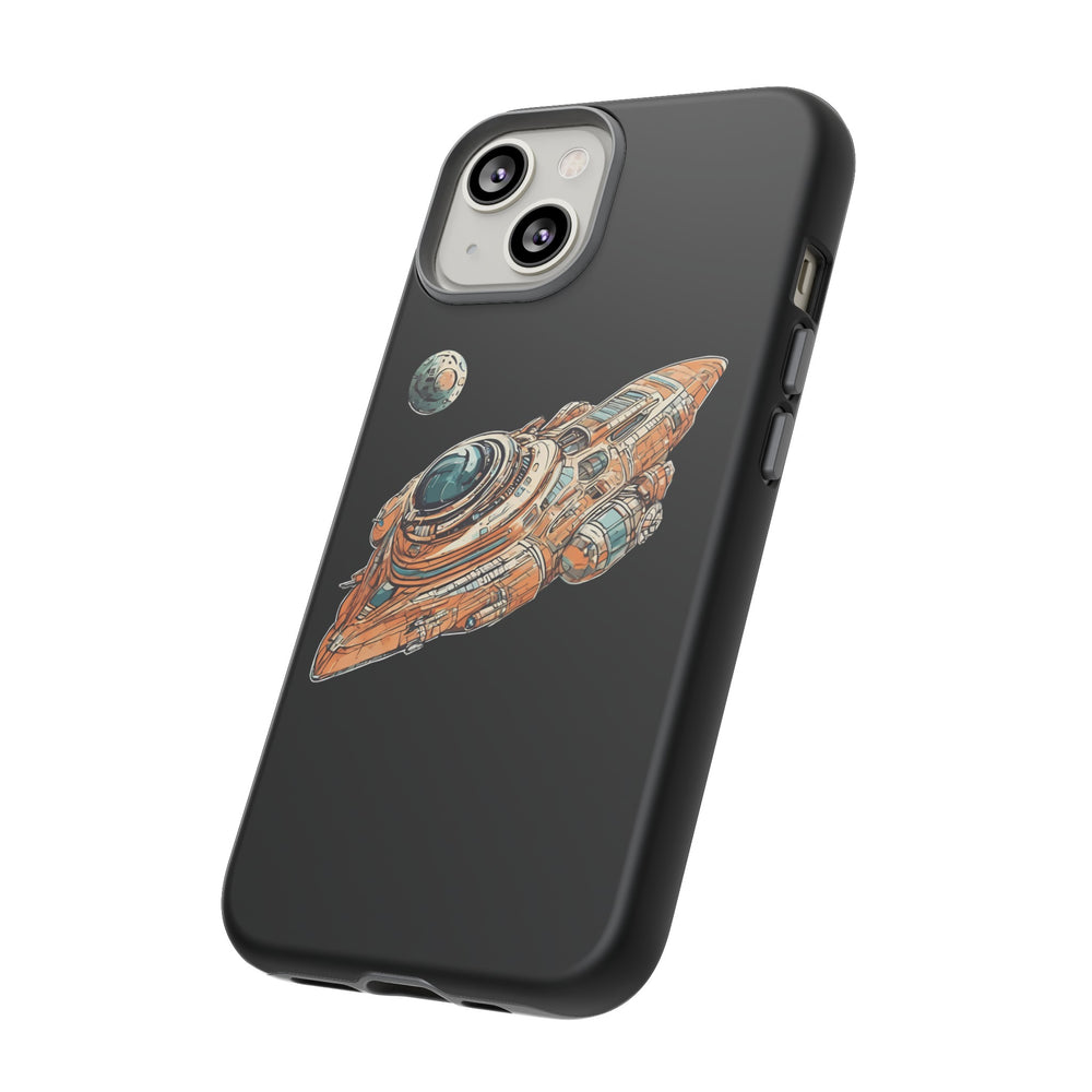 Durable Spaceship-76 Tough iPhone Cases