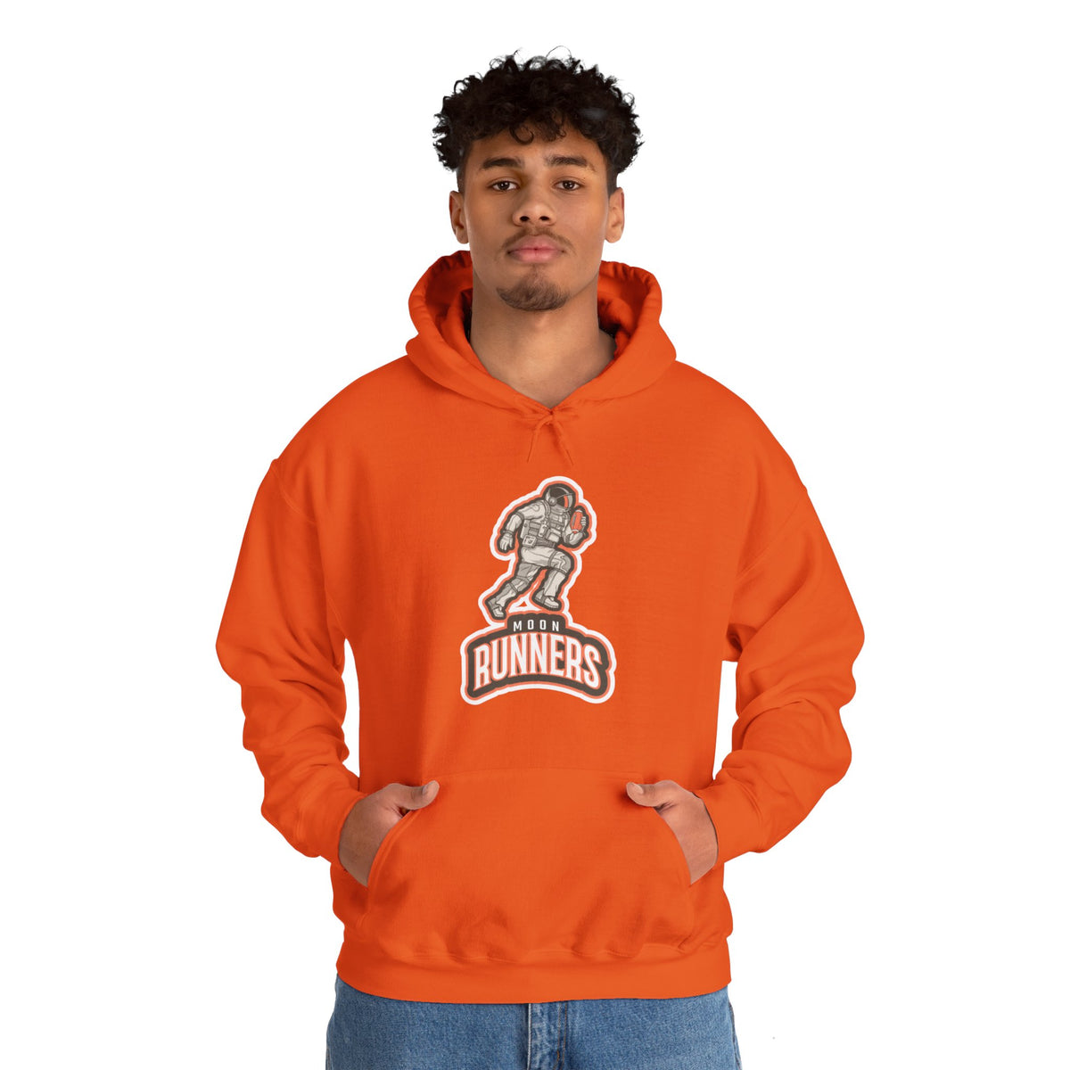 Retro Astronaut Hoodie - Moon Runners Sci-Fi Apparel