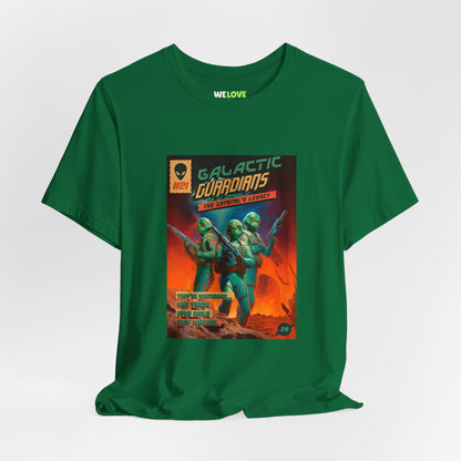 Galactic Guardians Retro Sci-Fi T-Shirt-welovescifi.net