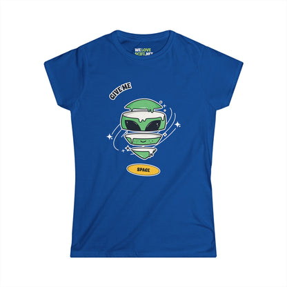 Give Me Space Funny Alien Woman's Tee-welovescifi.net