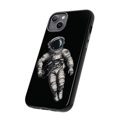 Floating Astronaut SpaceArt Sci-Fi Tough iPhone Mobile Cases