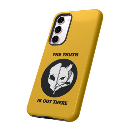 The Truth Is Outthere Funny Cat UFO Tough Samsung Galaxy Mobile Cases-welovescifi.net