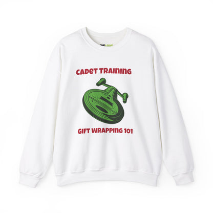 Cadet Training Funny SciFi Christmas Crewneck Sweatshirt-welovescifi.net