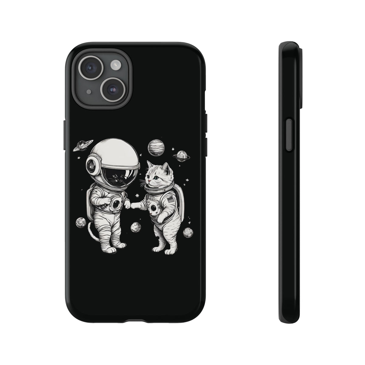 Space Kitties iPhone Cases Astronaut Cat Tough Mobile Cover