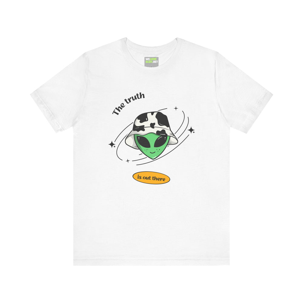 The Truth is Out There Cow Hat UFO Sci-fi T-shirt