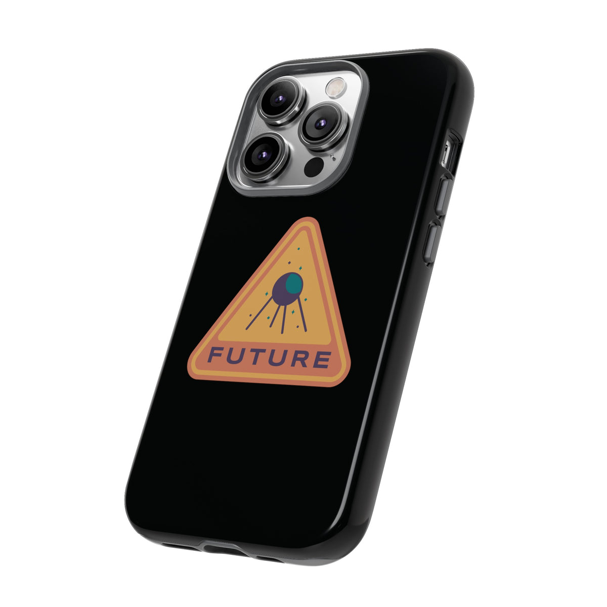 Future Retro Sign SciFi Tough iPhone Mobile Case-welovescifi