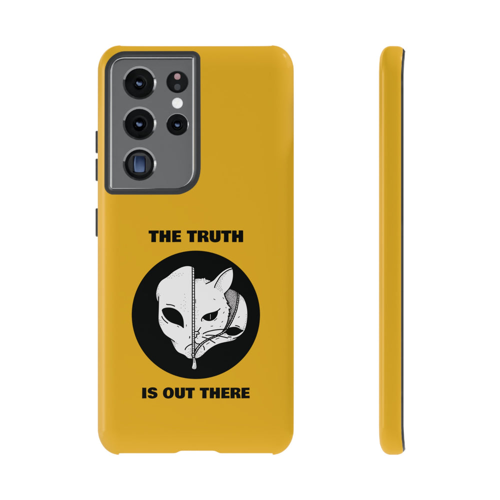 The Truth Is Outthere Funny Cat UFO Tough Samsung Galaxy Mobile Cases-welovescifi.net