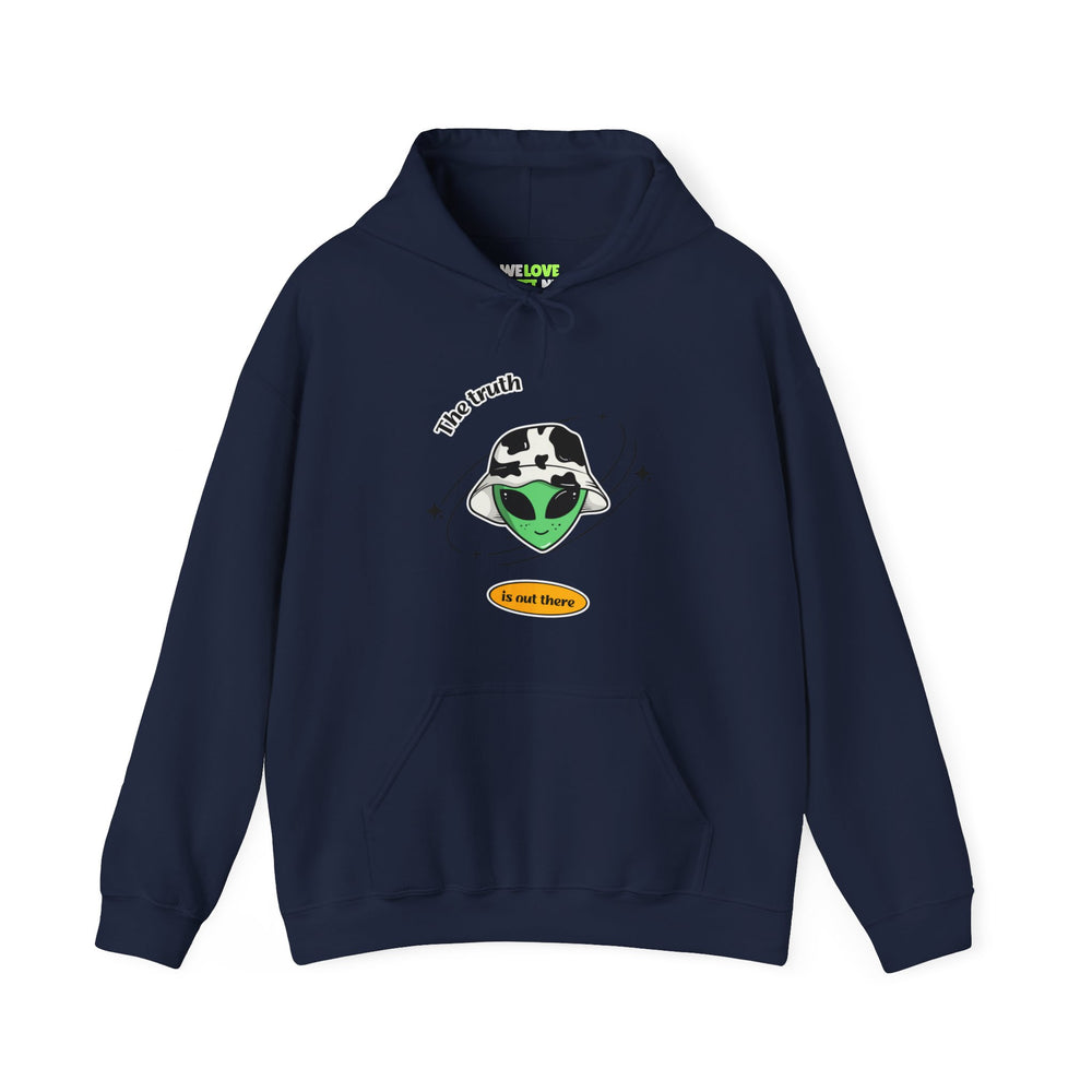 Funny Cow Alien Hoodie - The Truth is Out There 