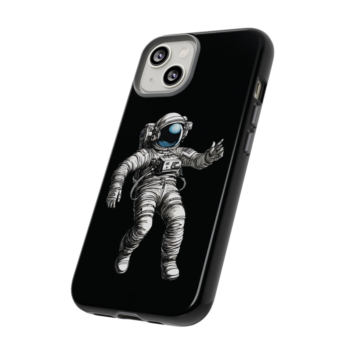 space art astronaut phone case-Space Art Astronautb iPhone