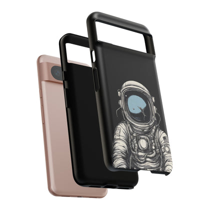 Hello Human Space Art Phone Case Tough Google Pixel Cover