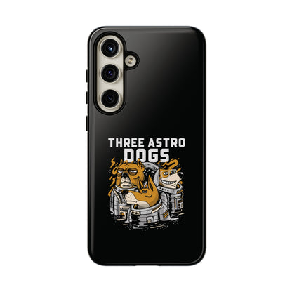 Three Astro Dogs Funny Sci-Fi Tough Samsung Galaxy Mobile Cases-welovescifi.net