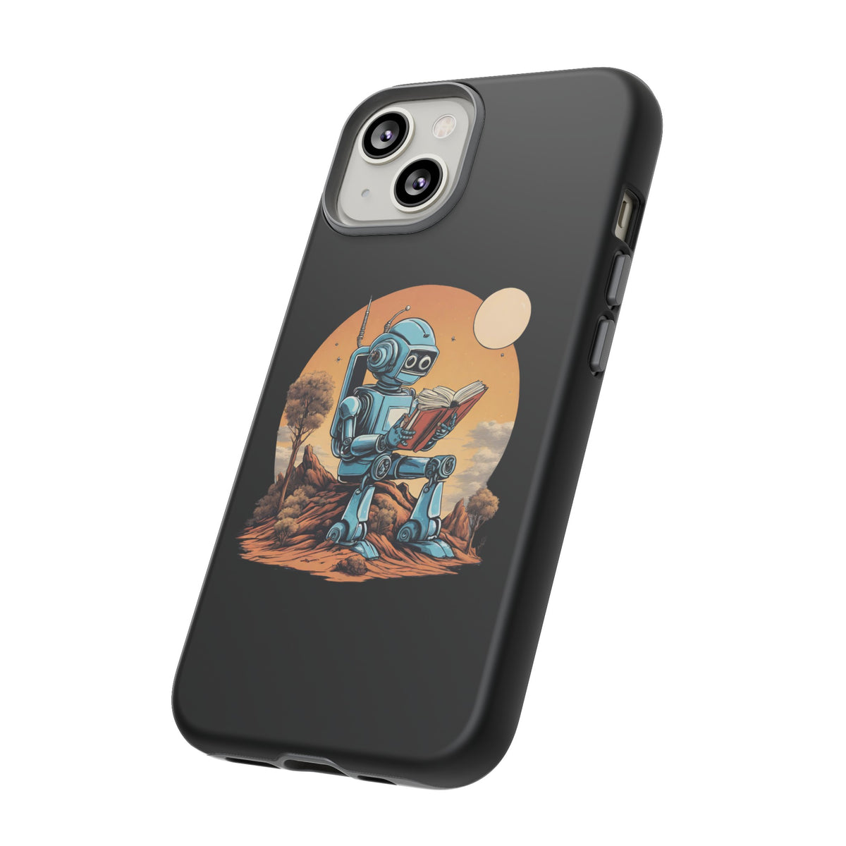 Humans Robot SpaceArt iPhone Cases - Tough Mobile Protection