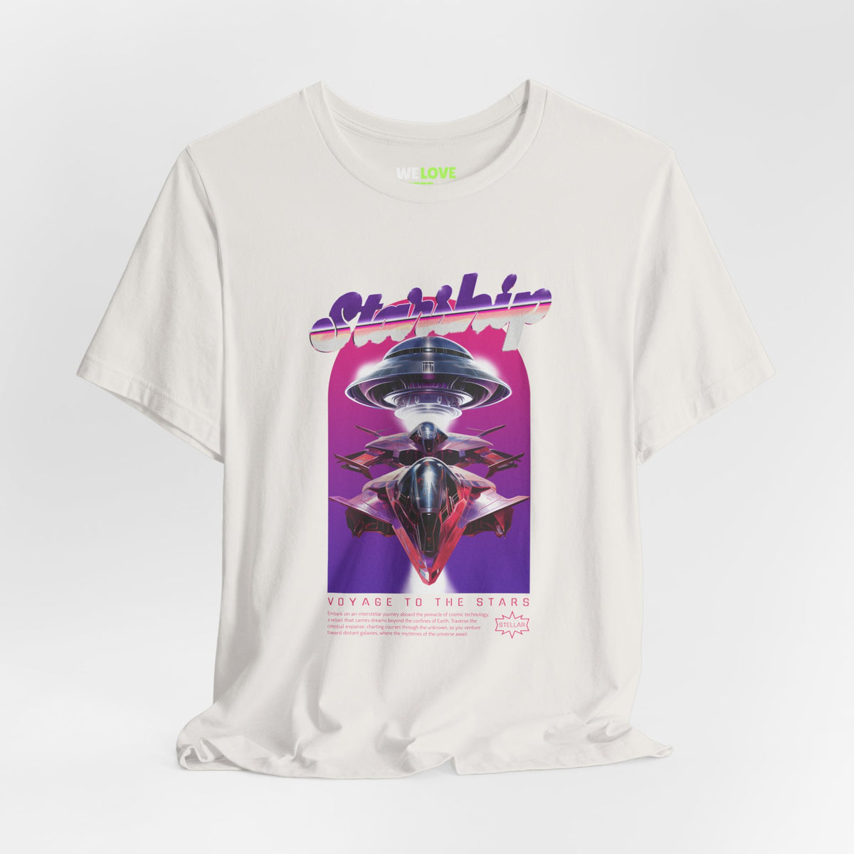 Starship Retro Sci-Fi T-Shirt | We Love Sci-Fi