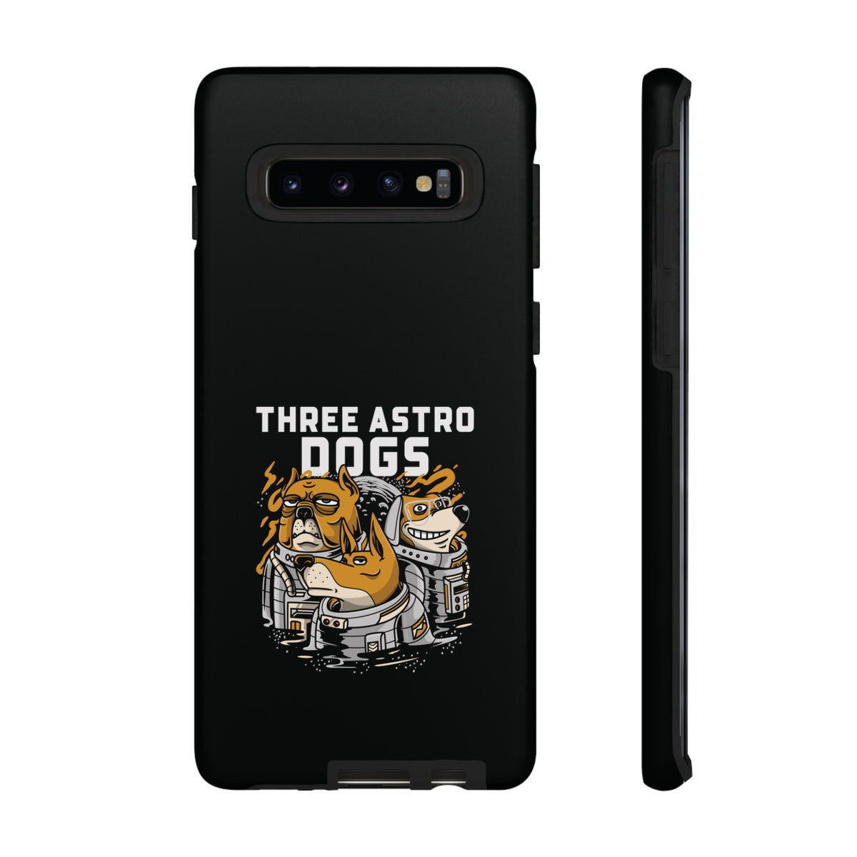 Three Astro Dogs Funny Sci-Fi Tough Samsung Galaxy Mobile Cases-welovescifi.net