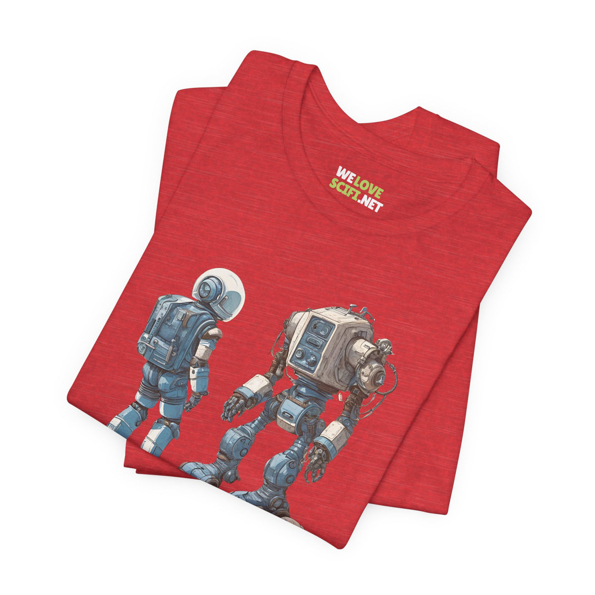 sci-fi t-shirt-Party Robot Sci-Fi T-Shirt-welovescifi.net