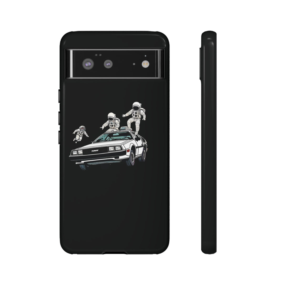 Party in a Delorean Astronaut Google Pixel Mobile Cases 