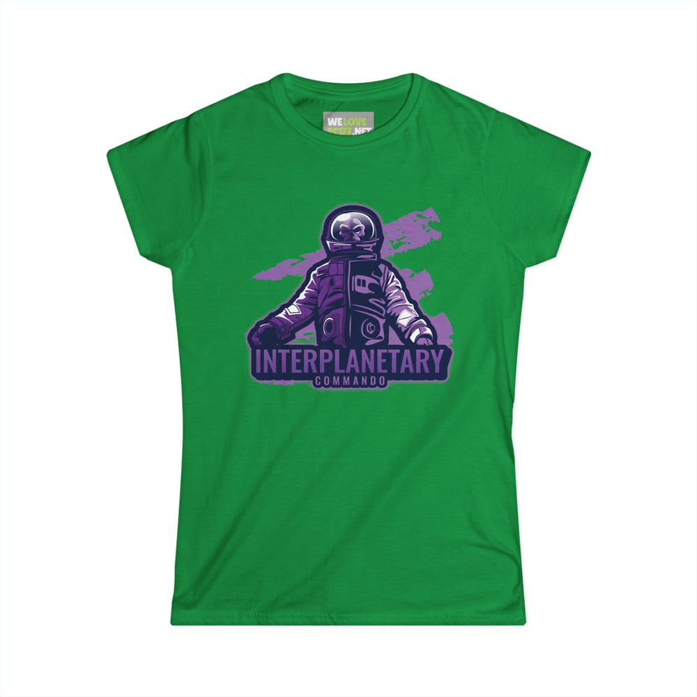 Interplanetary Commando Astronaut Woman Tee - Sci-Fi Apparel