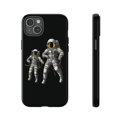 Astronauts Floating Tough iPhone Mobile Cases-welovescifi