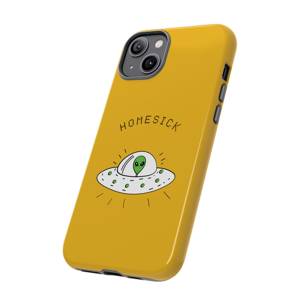 Funny UFO iPhone Cases Homesick Sci-Fi Tough Mobile Covers