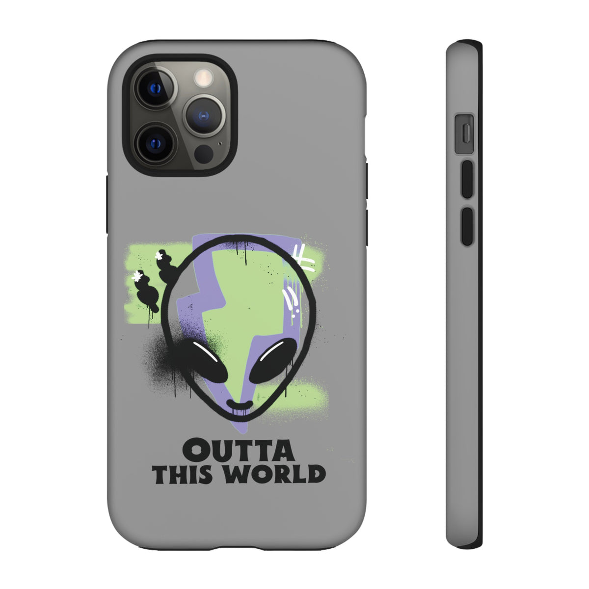 UFO iPhone Case Outta This World Sci-Fi Tough Mobile Cases