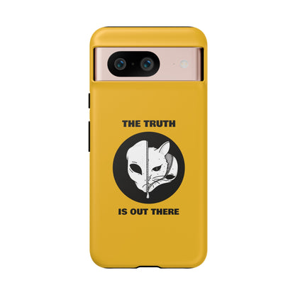 The Truth Is Outthere Funny Cat UFO Tough Google Pixel Mobile Cases-welovescifi.net