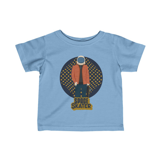 Space Skater Astronaut Infant Fine Jersey Tee