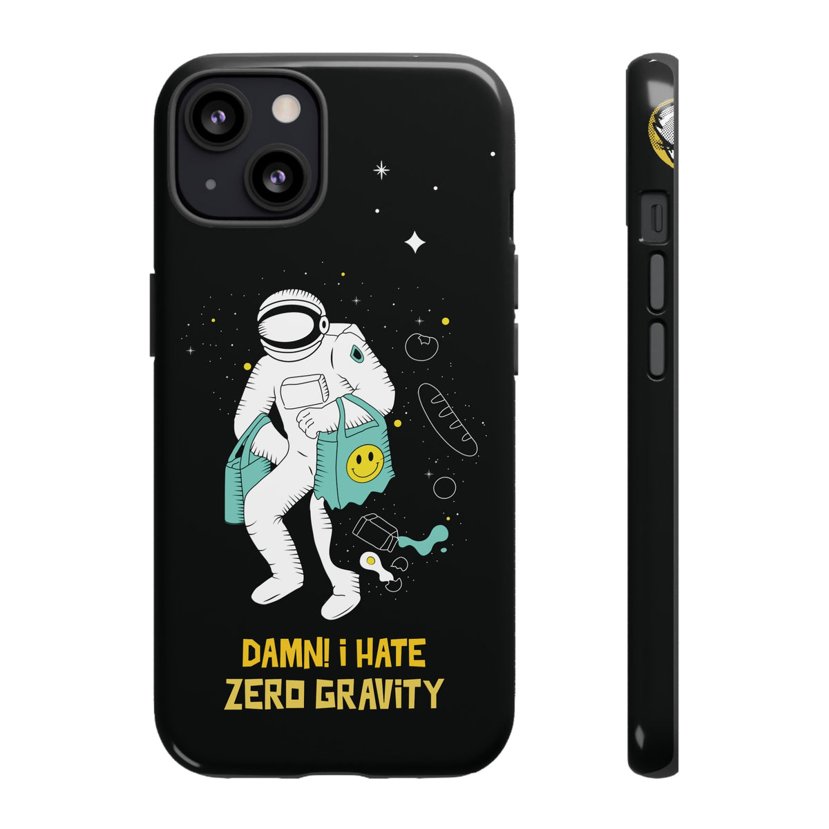 Zero Gravity Funny Astronaut Sci-Fi Tough iPhone Mobile Cases-welovescifi.net