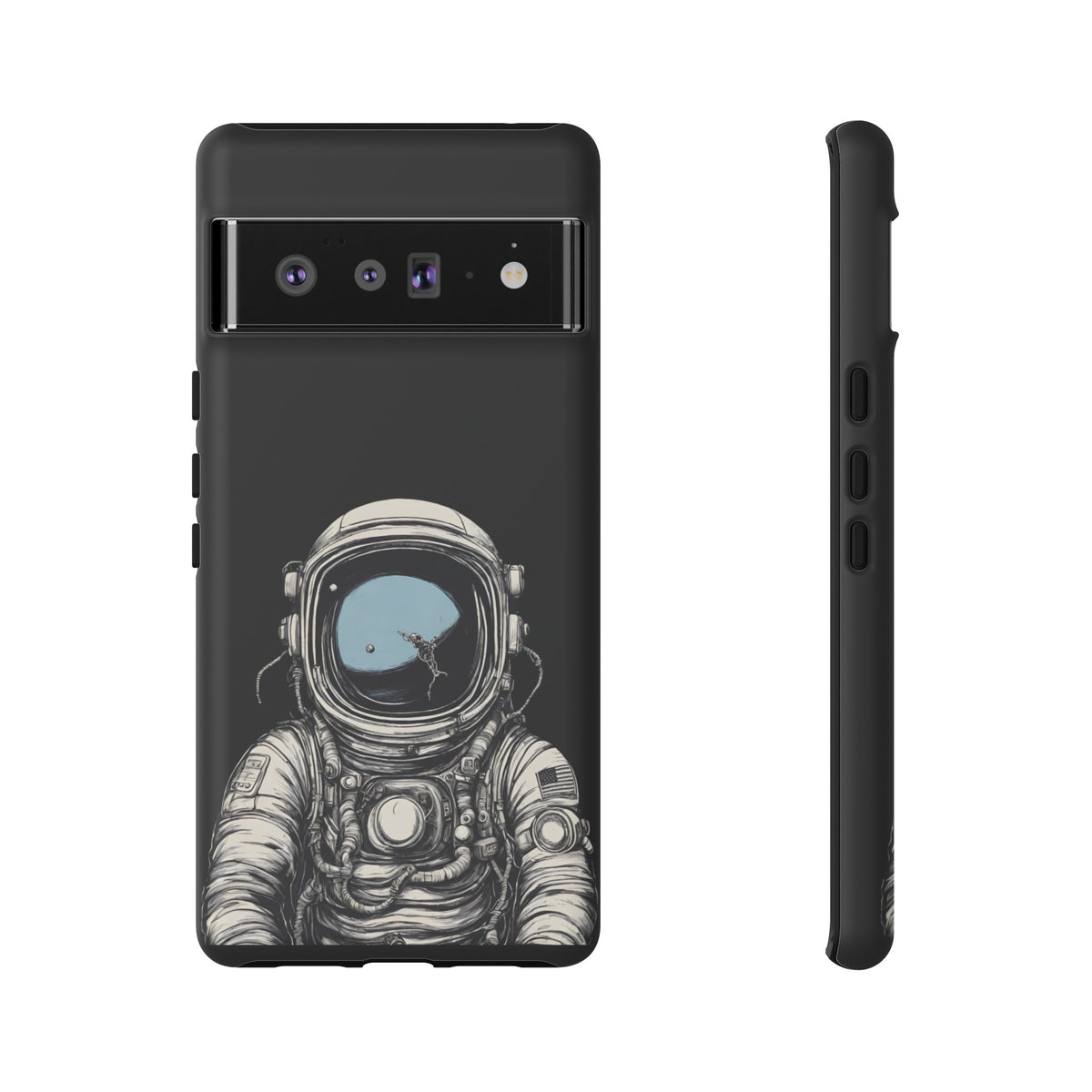 Hello Human Space Art Phone Case Tough Google Pixel Cover