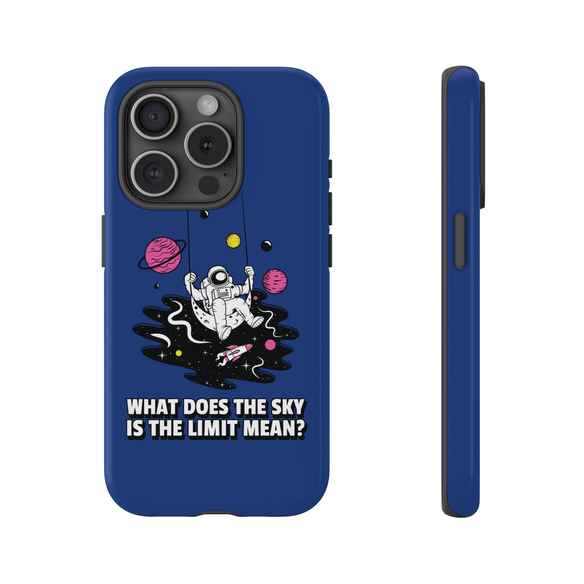 Astronaut iPhone Case Sky Is the Limit Sci-Fi Mobile Cover