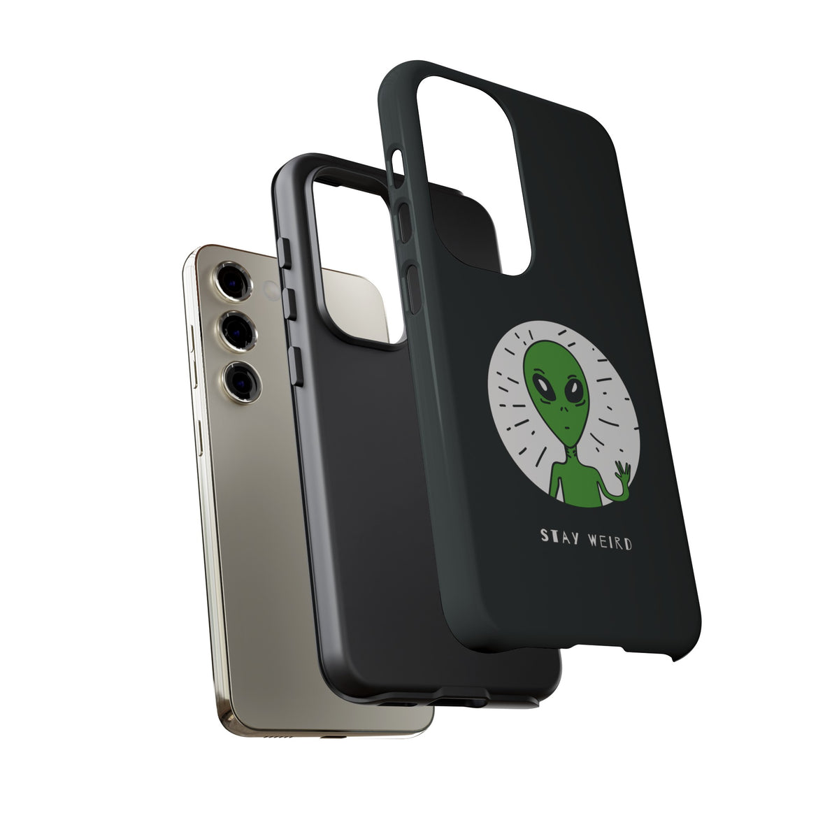 Stay Weird Alien Tough Phone Case | Samsung Galaxy