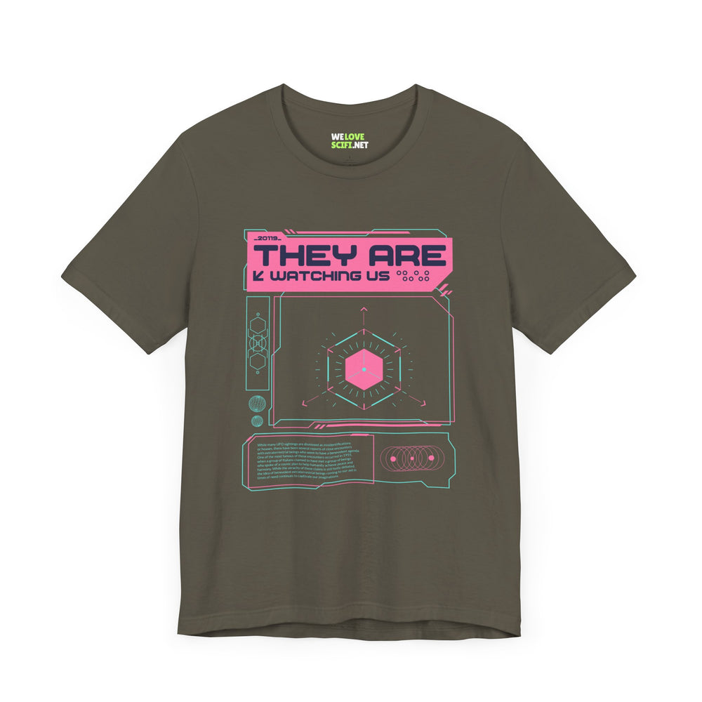 They Are Watching Us UFO Sci-Fi T-Shirt-welovescifi.net