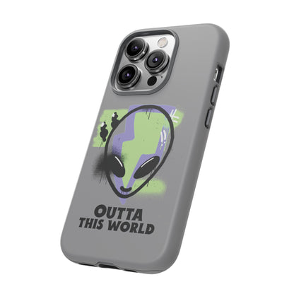 UFO iPhone Case Outta This World Sci-Fi Tough Mobile Cases