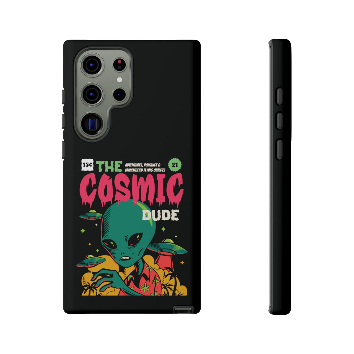 Retro Comic UFO Samsung Galaxy Cases