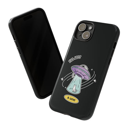 Funny Sci-Fi iPhone Cases | Not a Roswell Cow UFO Design