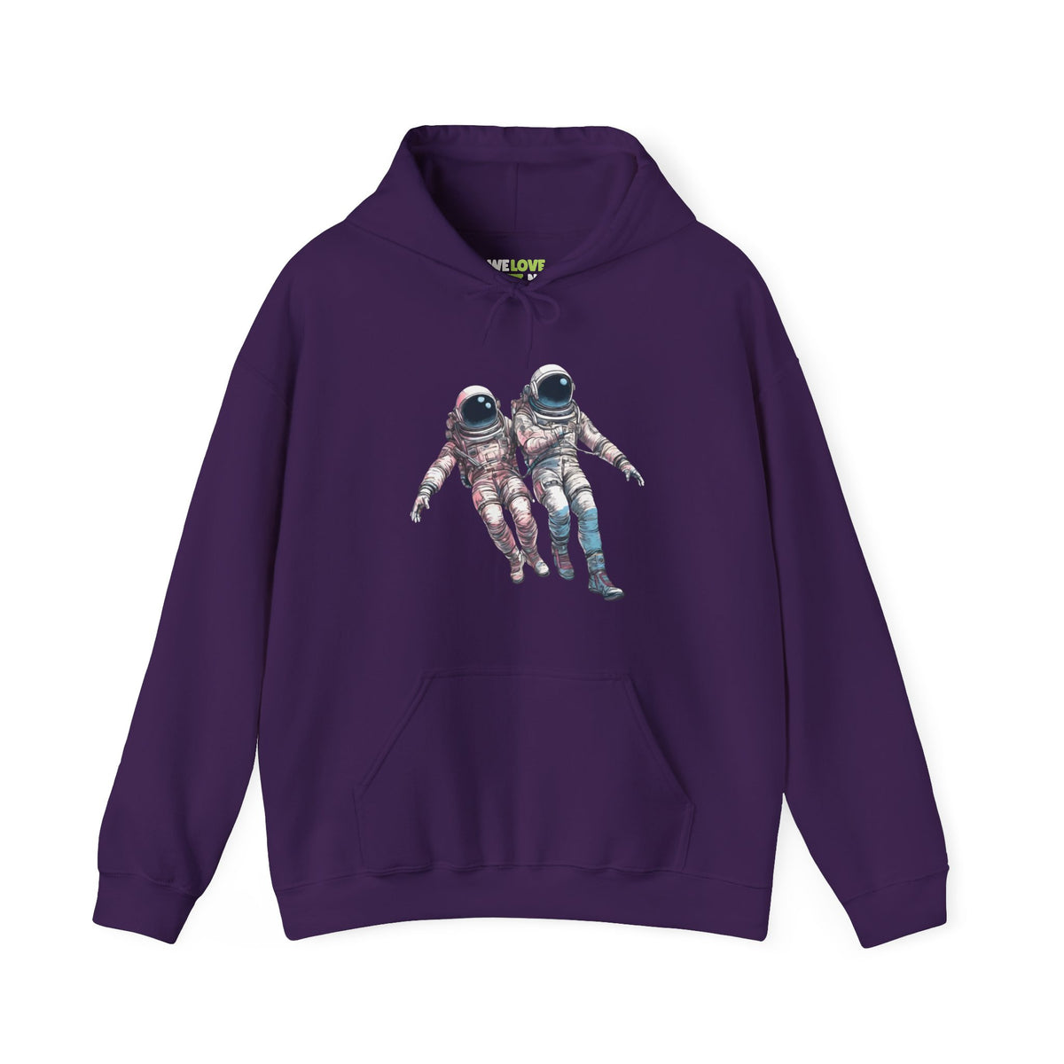 We're Floating As One Astronaut Sci-Fi Hoodie-welovescifi.net