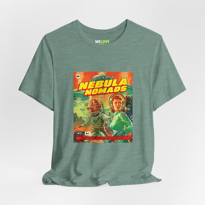 Nebula Nomads Retro Sci-Fi T-Shirt | Vintage Sci-Fi Tee