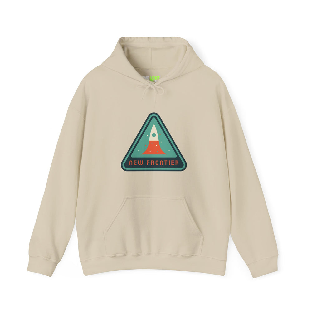 New Frontier Sign Retro Sci-Fi Hoodie | Retro Sci-Fi Hoodie