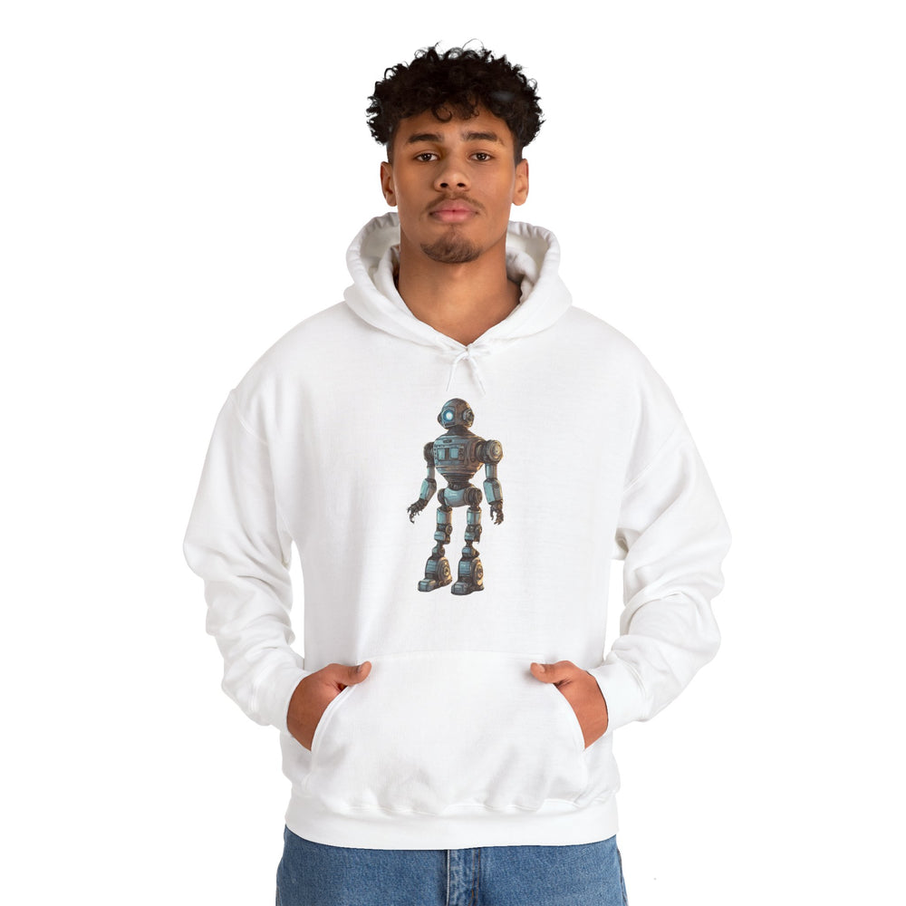 sci-fi hoodie-Hey Human Robot Spaceart Sci-Fi Hoodie